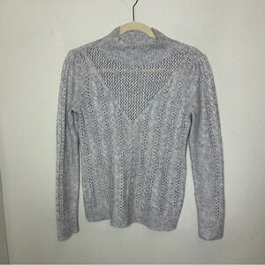 White House Black Market Wool Blend Pearl Sweater Size XS